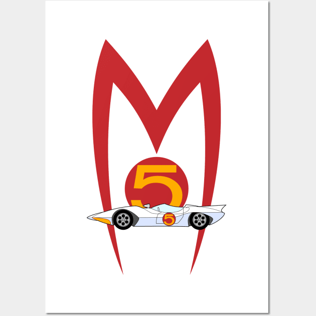 MACH 5 SPEED RACER Wall Art by GOAT777